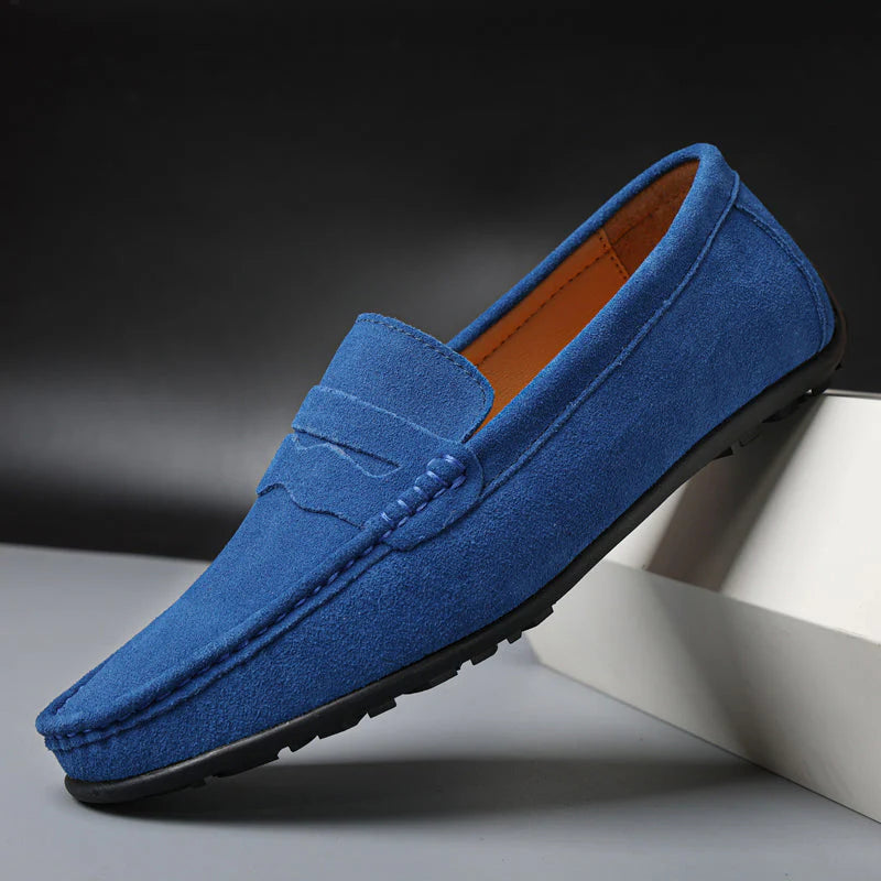 FAST LOAFERS IN GENUINE SUEDE