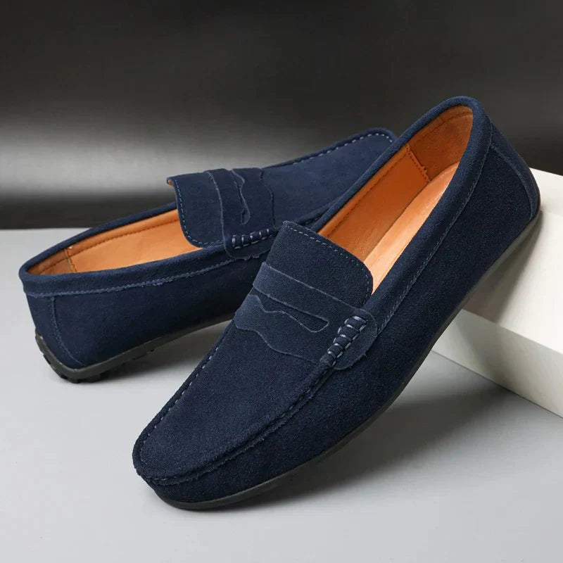 FAST LOAFERS IN GENUINE SUEDE