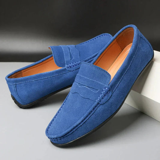 FAST LOAFERS IN GENUINE SUEDE